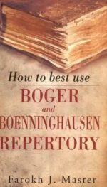 HO TO BEST USE BOGER AND BOENNINGHAUSEN REPERTORY