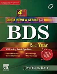 QUICK REVIEW SERIES FOR BDS 2ND YEAR, 4E