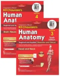 BD CHAURASIA'S HUMAN ANATOMY VOLUME - 3 & 4 set  (10/EDITION 2025)