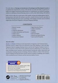 HEARING: AN INTRODUCTION TO PSYCHOLOGICAL AND PHYSIOLOGICAL ACOUSTICS, 6E