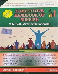 COMPETITIVE HANDBOOK OF NURSING VOL - 2 ( MCQS WITH RATIONALE ) 5/ED 2025 English