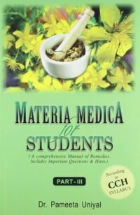 MATERIA MEDICA FOR STUDENTS PART-III