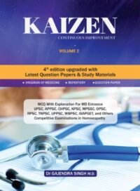 KAIZEN CONTINUOUS IMPROVEMENT VOLUME 2 (4/ED 2020 ORGANON OF MEDICINE REPERTORY QUESTION PAPER)