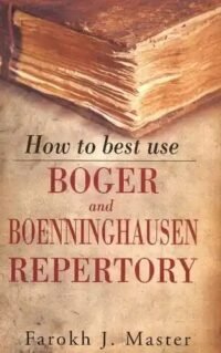 HO TO BEST USE BOGER AND BOENNINGHAUSEN REPERTORY