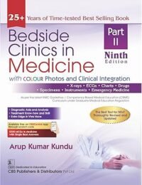 BEDSIDE CLINICS IN MEDICINE WITH COLOUR PHOTOS AND CLINICAL ITEGRATION PART-II,  9/E 2024