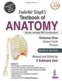 Inderbir Singh's Textbook of Anatomy (Vol 1)