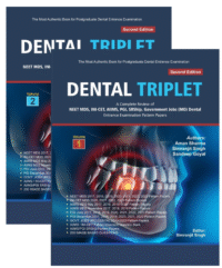 Dental Triplet NEET MDS, INI, AIIMS PGI SRSHIP  EMNTRANCE EXAMNATION PETTERN PERS  2 VOL-SET 2/ed 2024