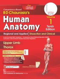 BD CHAURASIA'S HUMAN ANATOMY VOLUME - 1 (10/EDITION 2025)